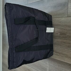 Jack & Jones black zippered travel bag jaczody style 12205538